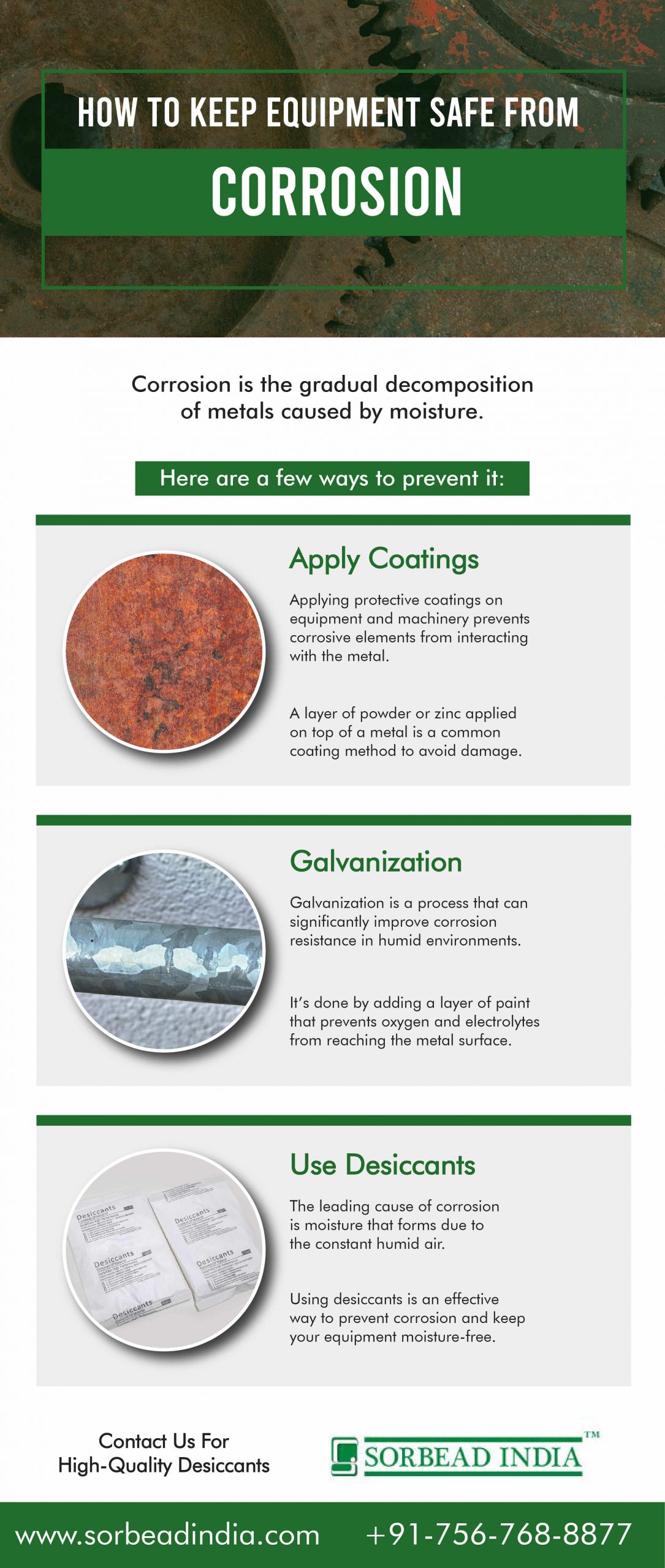 How To Keep Equipment Safe From Corrosion